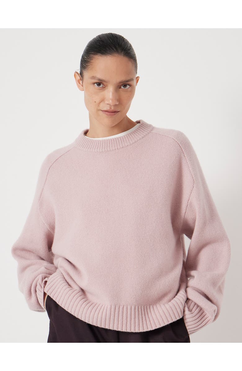 Hush Nina Merino Wool Sweater, Main, color, Blush Pink