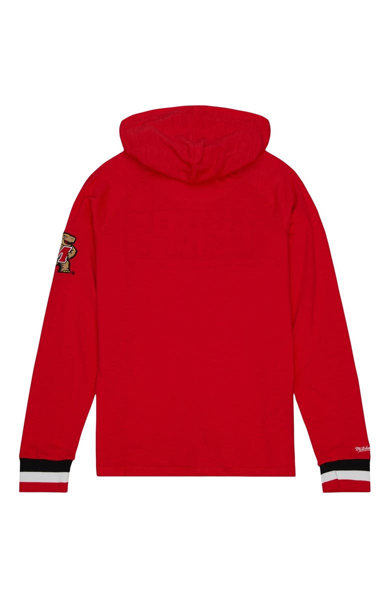 Mitchell & Ness Men's Mitchell & Ness Red Maryland Terrapins Legendary Raglan Pullover Hoodie, Alternate, color, Red