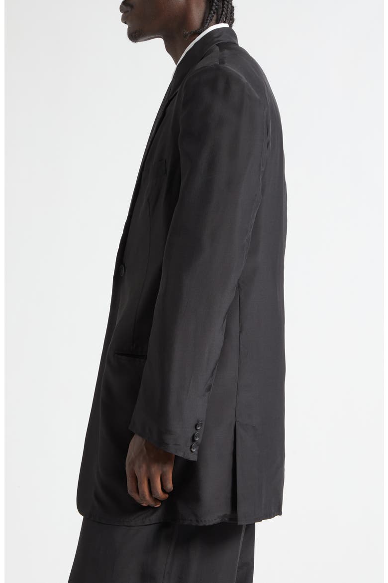 Silk Jacket, Alternate, color, BLACK