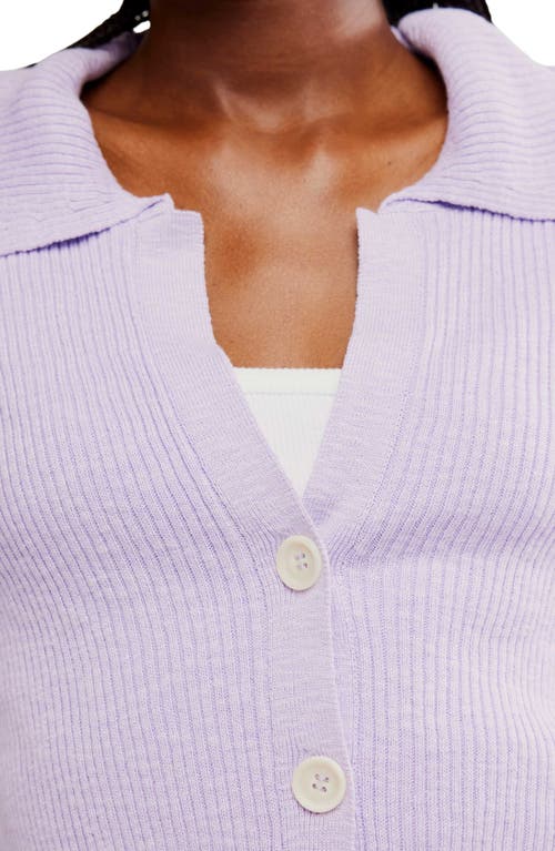 FREE PEOPLE FREE PEOPLE ELLA BUTTON-UP SWEATER 