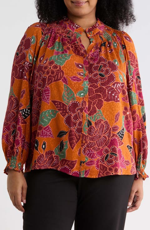 Marven Floral Button Down Top