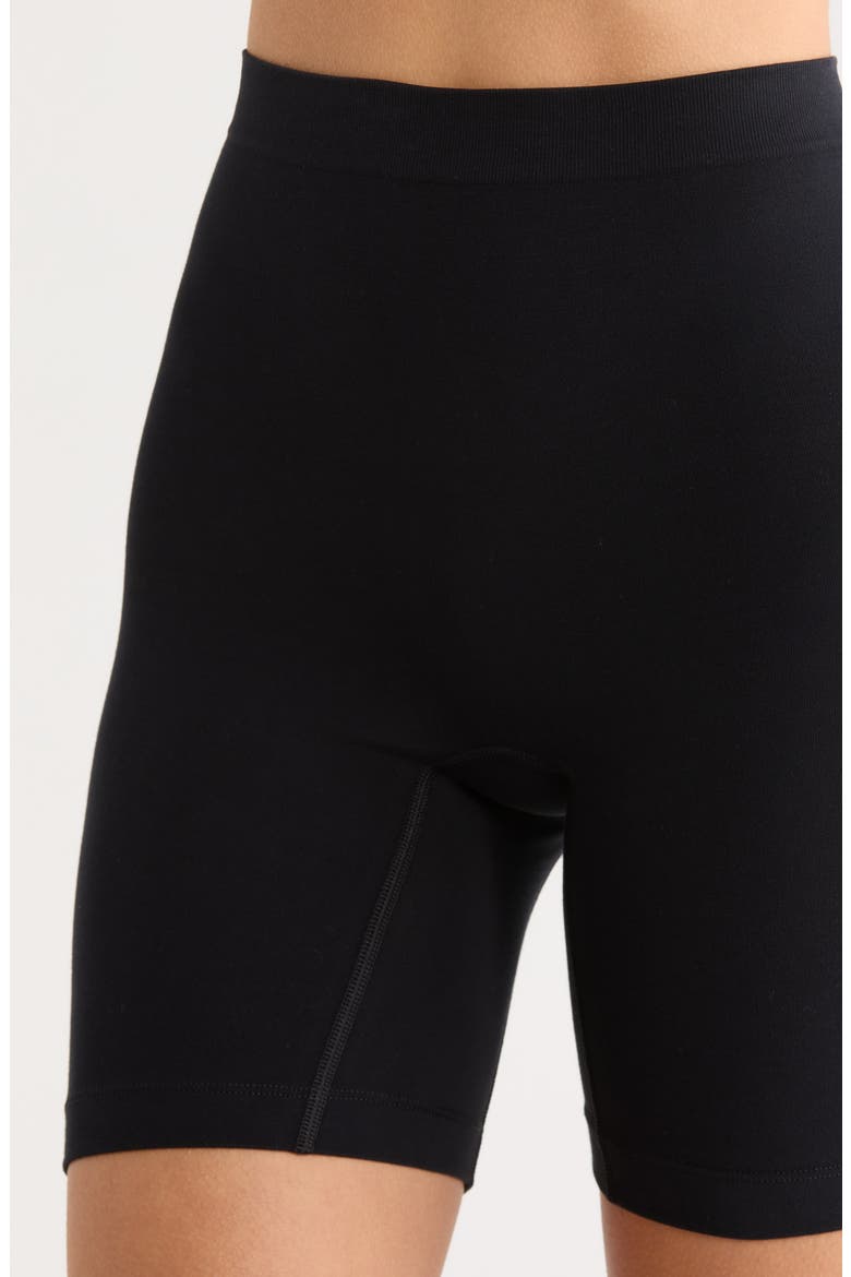 Seamless Comfort Slip Shorts, Alternate, color, BLACK