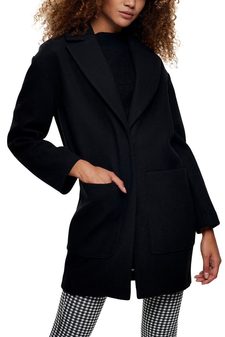 Margo Coat, Main, color, BLACK