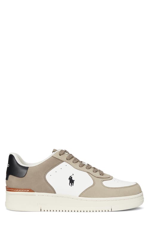 Polo Ralph Lauren Masters Court Sneaker In Neutral
