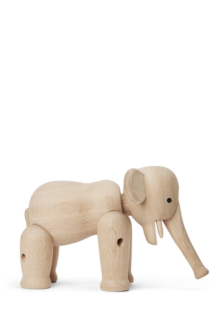Kay Bojesen Elephant Large, Alternate, color, Oak
