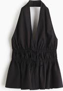 H&M Peplum Halterneck Top