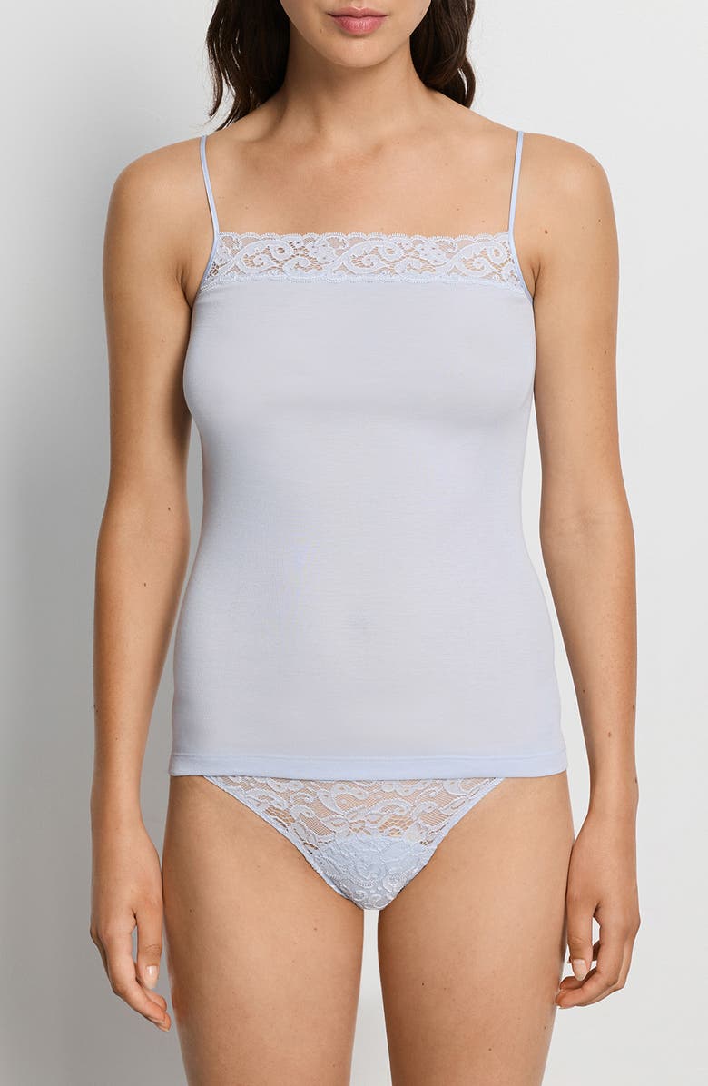 Hanro 'Moments' Camisole, Main, color, Blue Dove