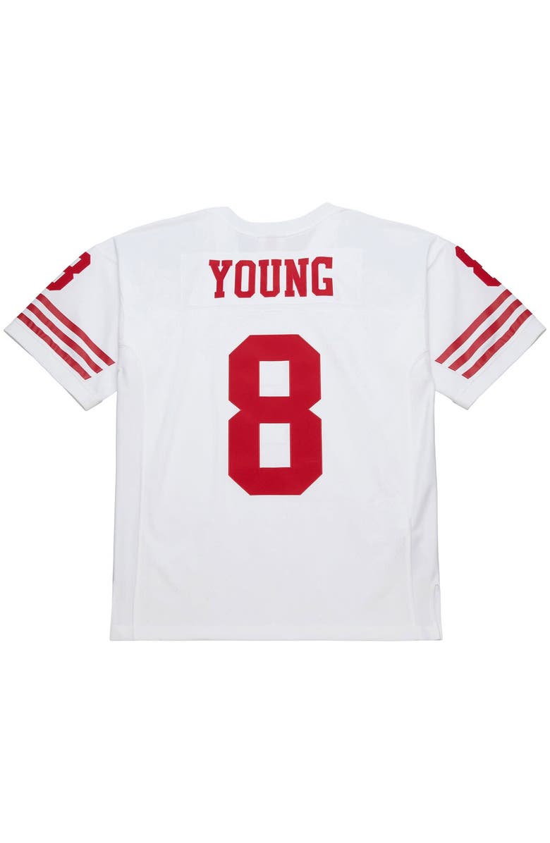 Mitchell & Ness Men's Mitchell & Ness Steve Young White San Francisco 49ers 1994 Legacy Replica Jersey, Alternate, color, White