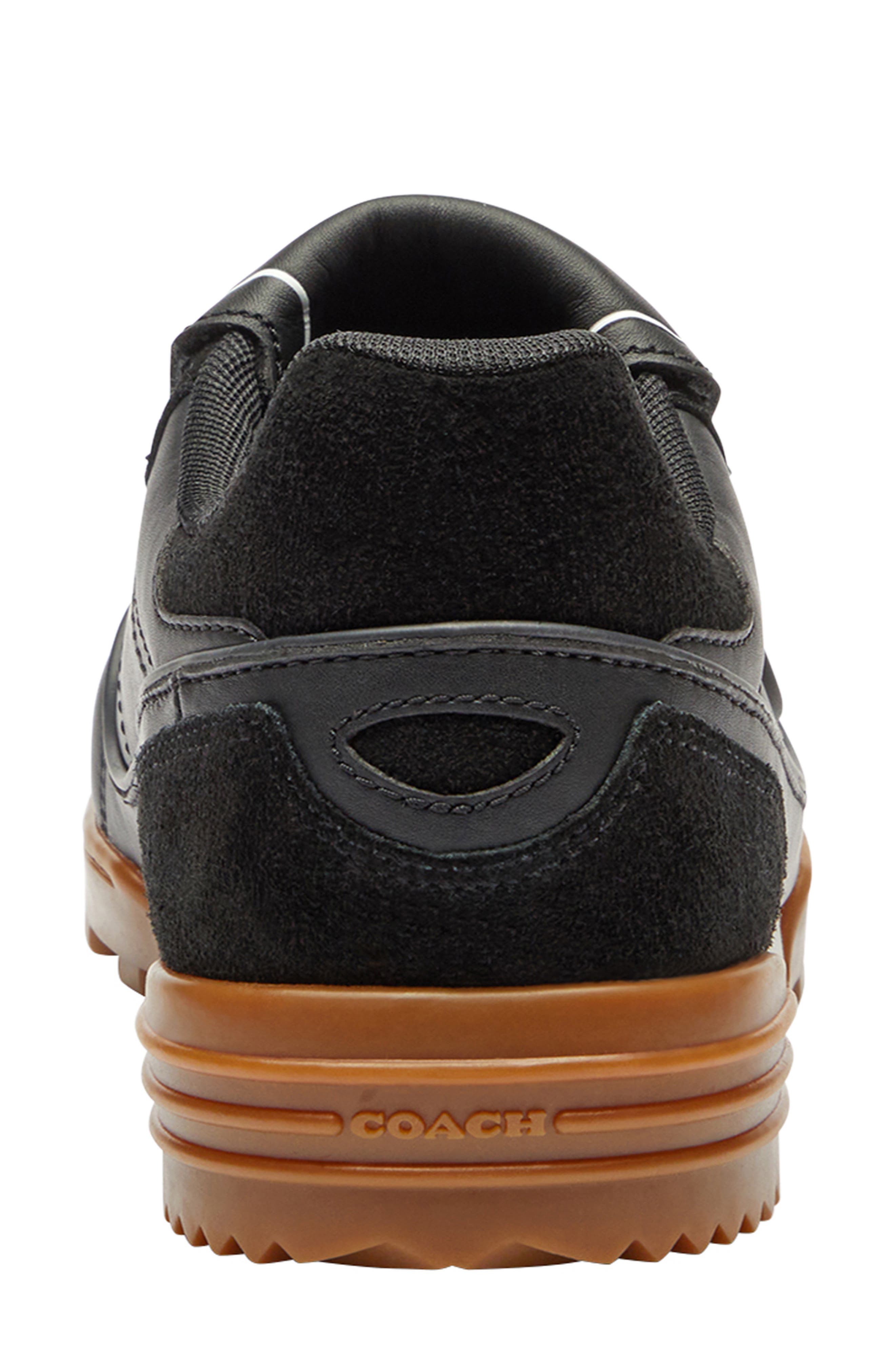 COACH Match Sneaker, Alternate, color, Black