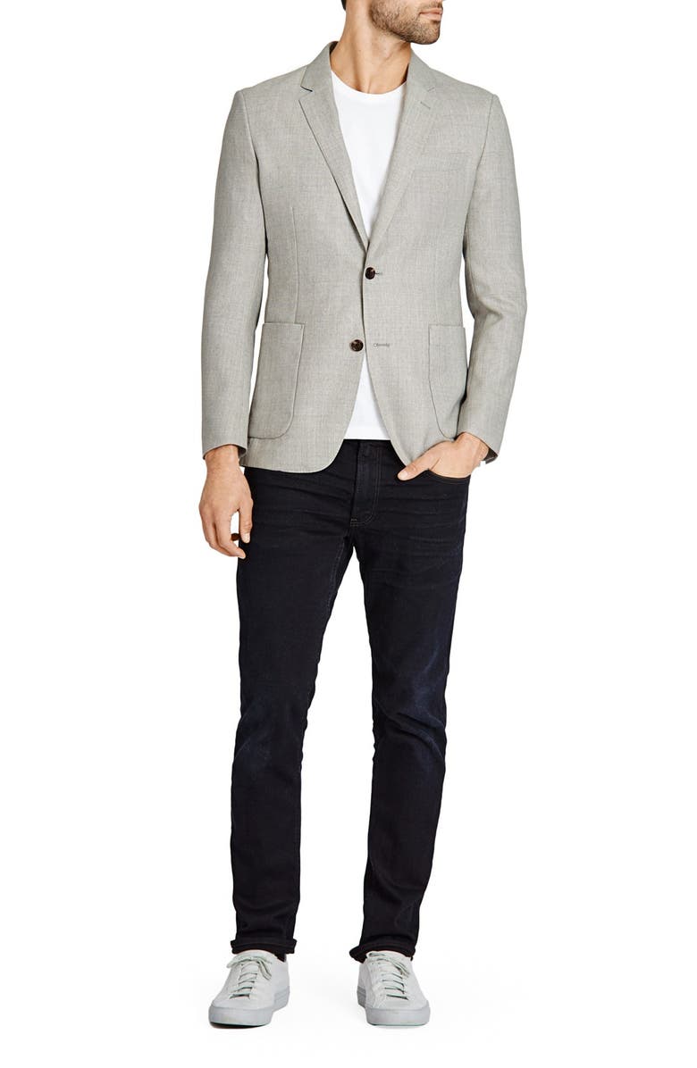 Bonobos Trim Fit Wool Blazer, Alternate, color, 