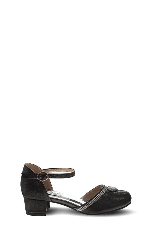 Badgley Mischka Collection Kids' Ankle Strap Pump In Black