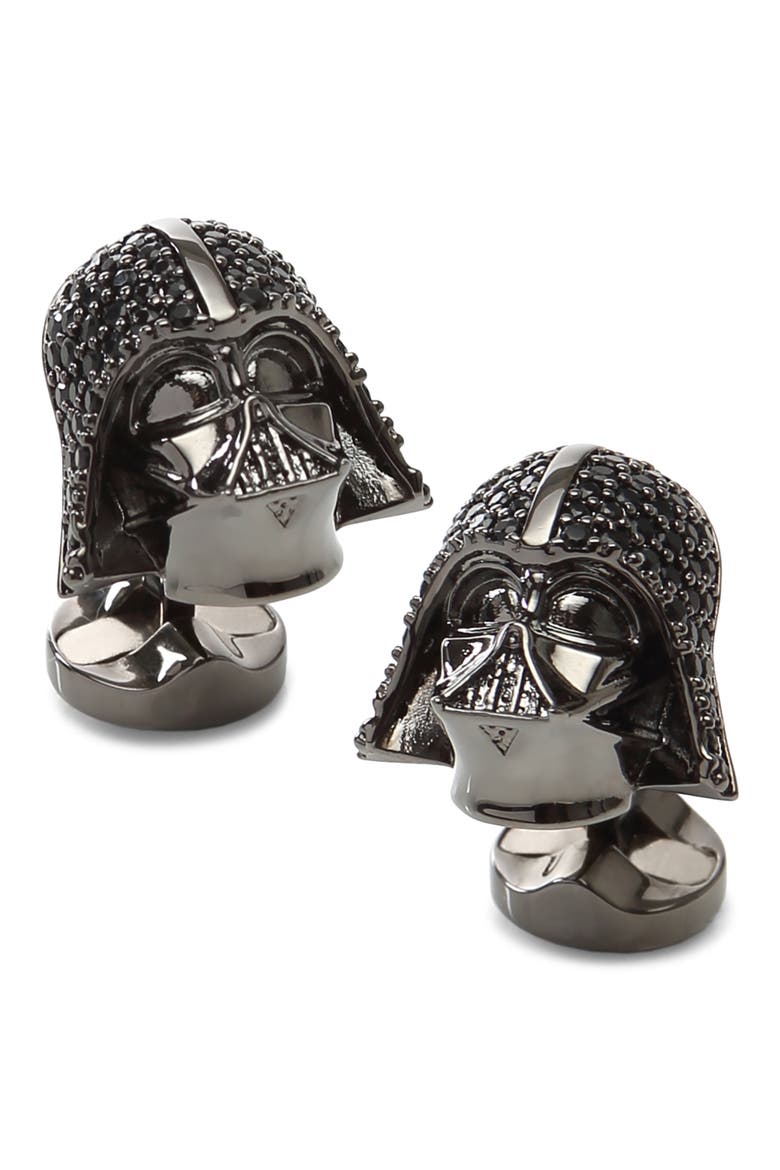 Star Wars™ - Darth Vader Cuff Links, Main, color, BLACK