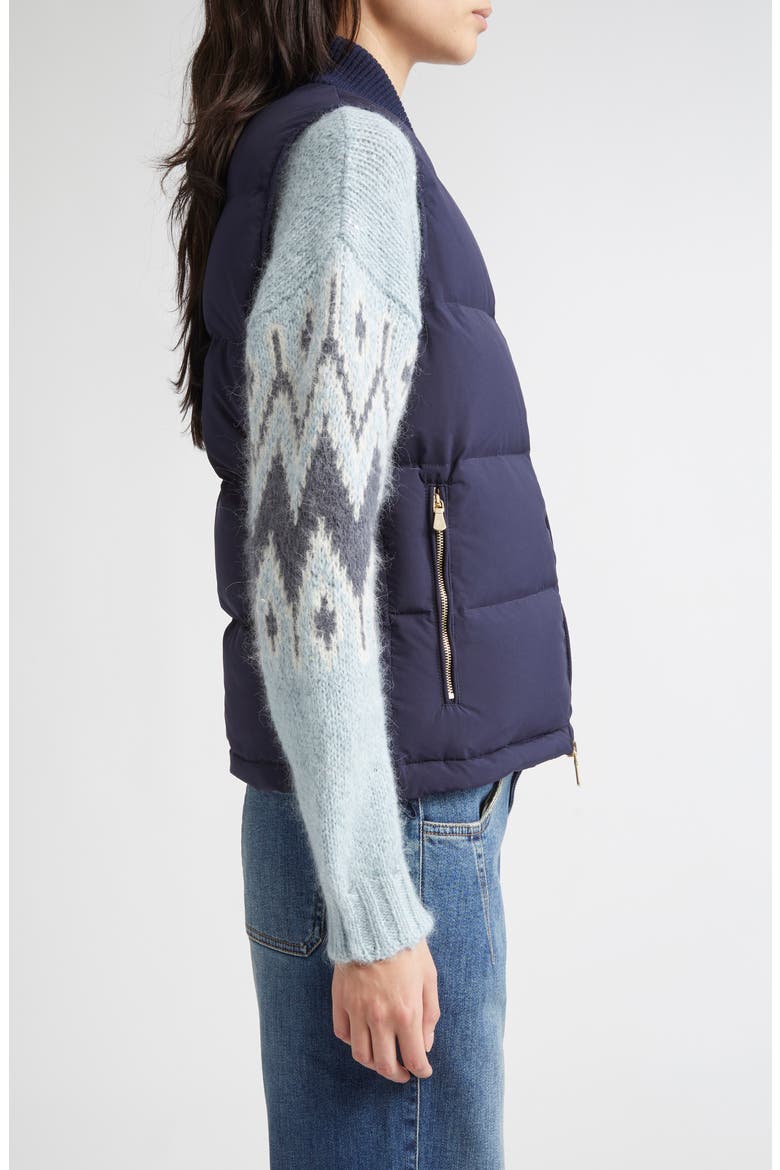 Down Puffer Vest, Alternate, color, 11 BLUE