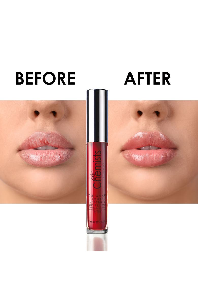 SKINCHEMISTS Rose Quartz Youth Defence Lip Plump 8ml x 3 Trio Set, Alternate, color, White