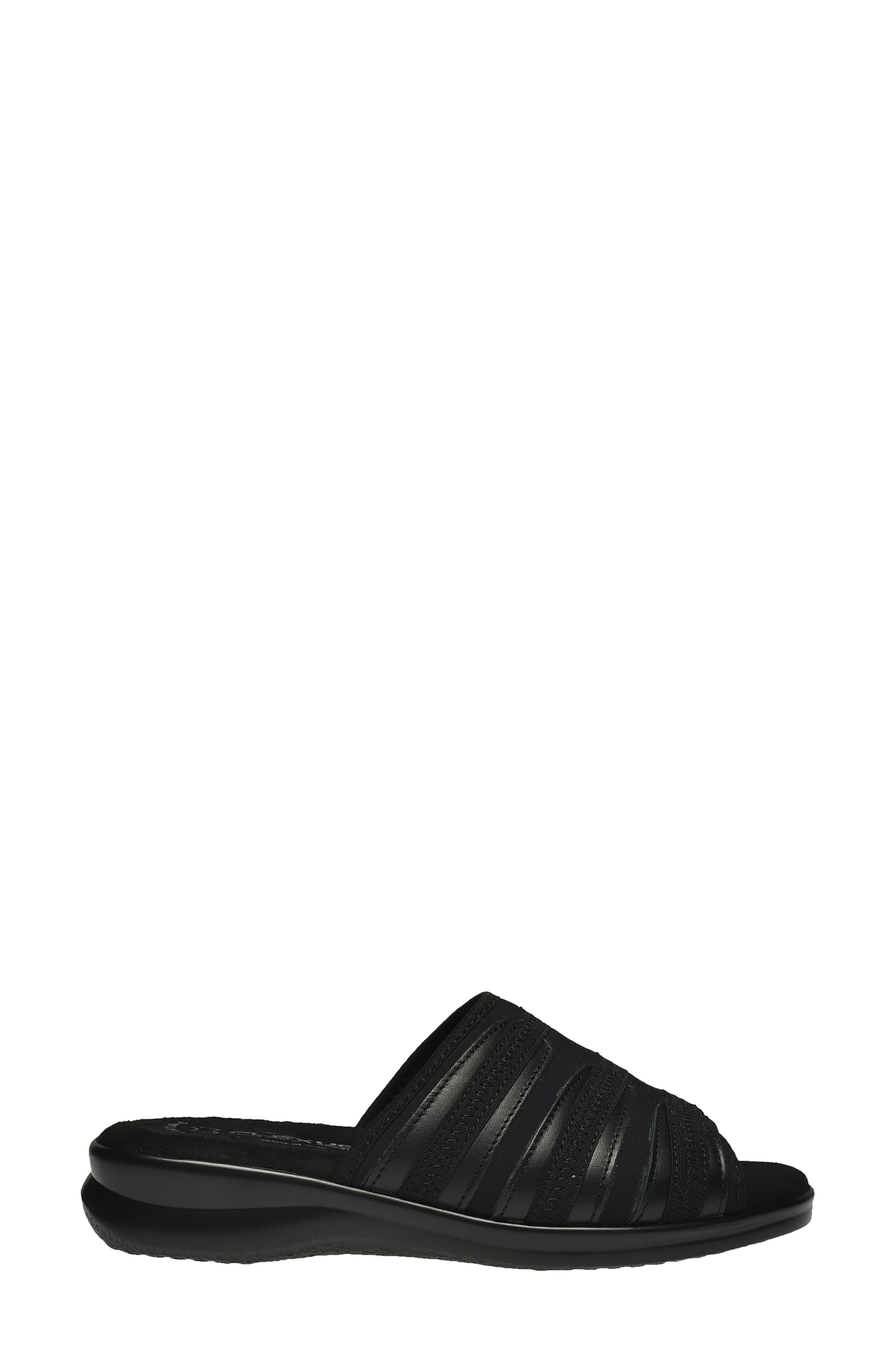 Swift Slide Sandal, Alternate, color, BLACK