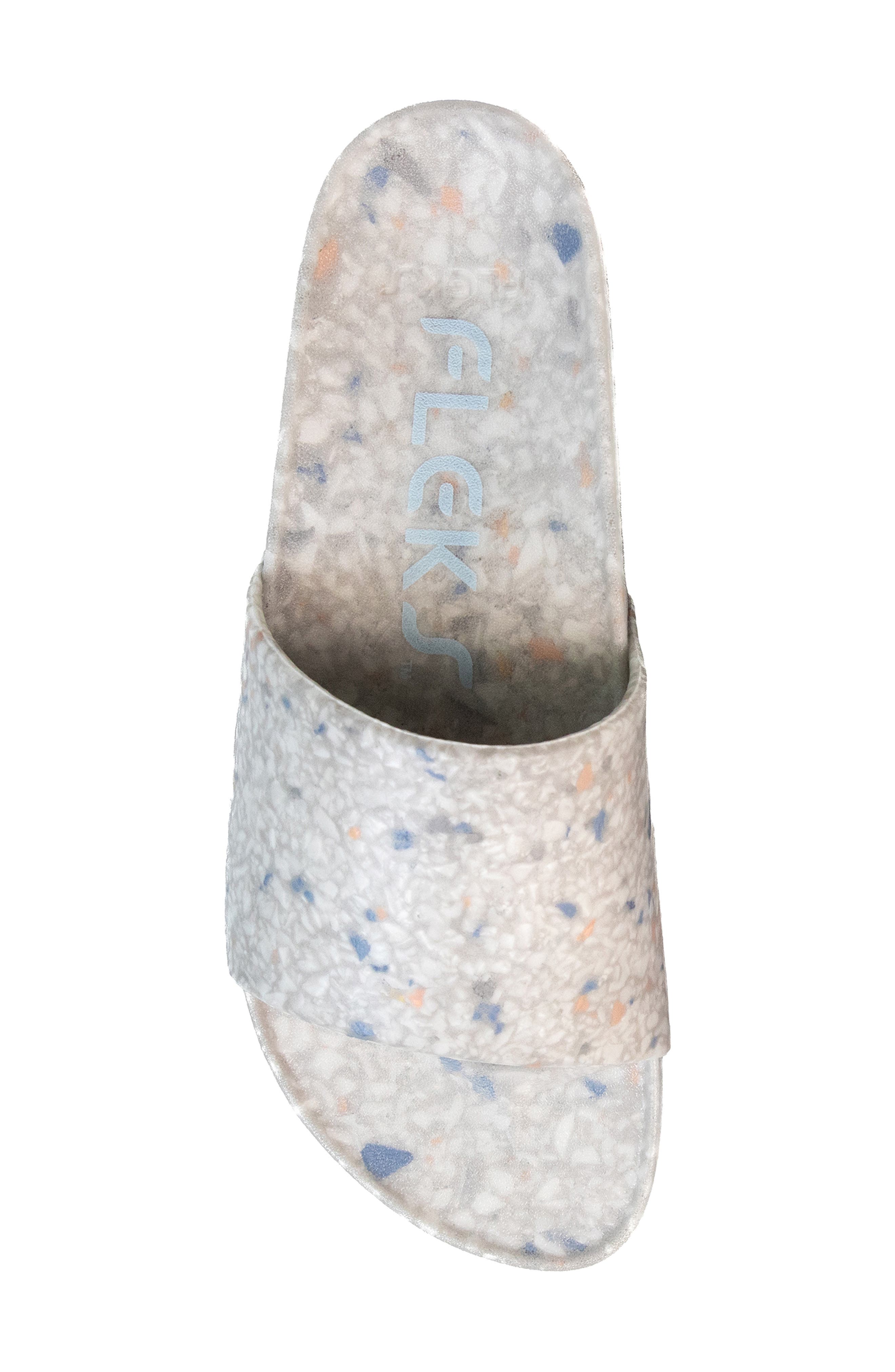 FLEKS East Beach Slide Platform Sandal, Alternate, color, Faded Denim