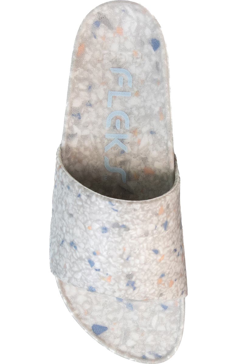 FLEKS East Beach Slide Platform Sandal, Alternate, color, Faded Denim