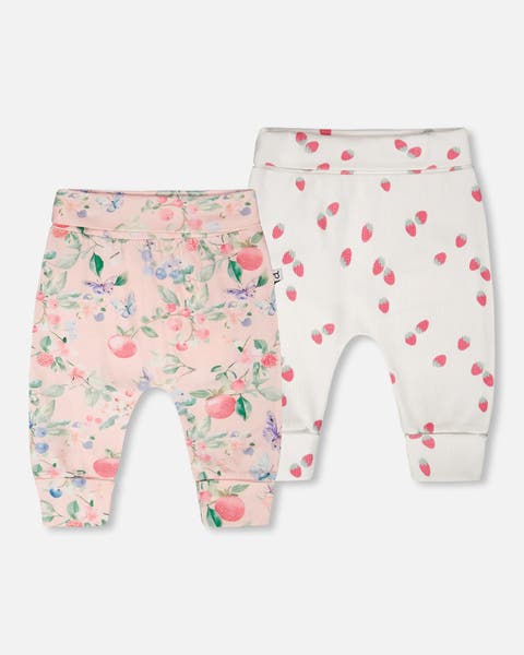 2 Pack Cotton Jersey Evolutive Berries and Strawberry Printed Pants (Baby)