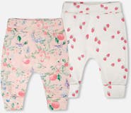 Deux par Deux 2 Pack Cotton Jersey Evolutive Berries and Strawberry Printed Pants