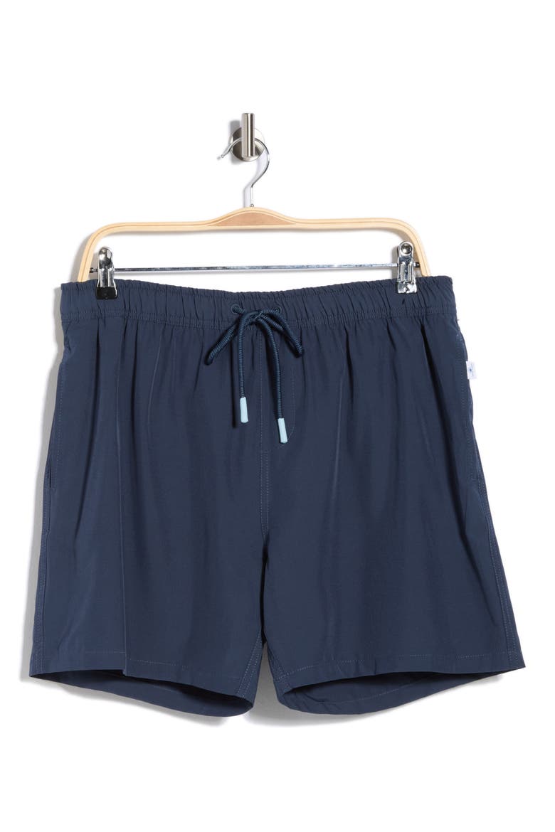 Performance Lined Volley Swim Shorts, Alternate, color, NAVY