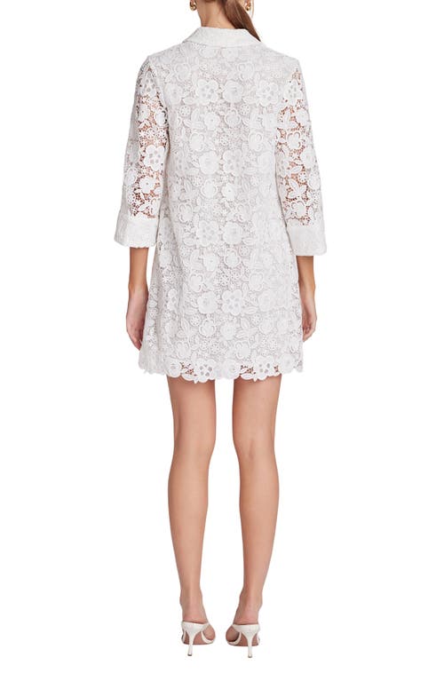 ENGLISH FACTORY ENGLISH FACTORY GUIPURE LACE MINIDRESS