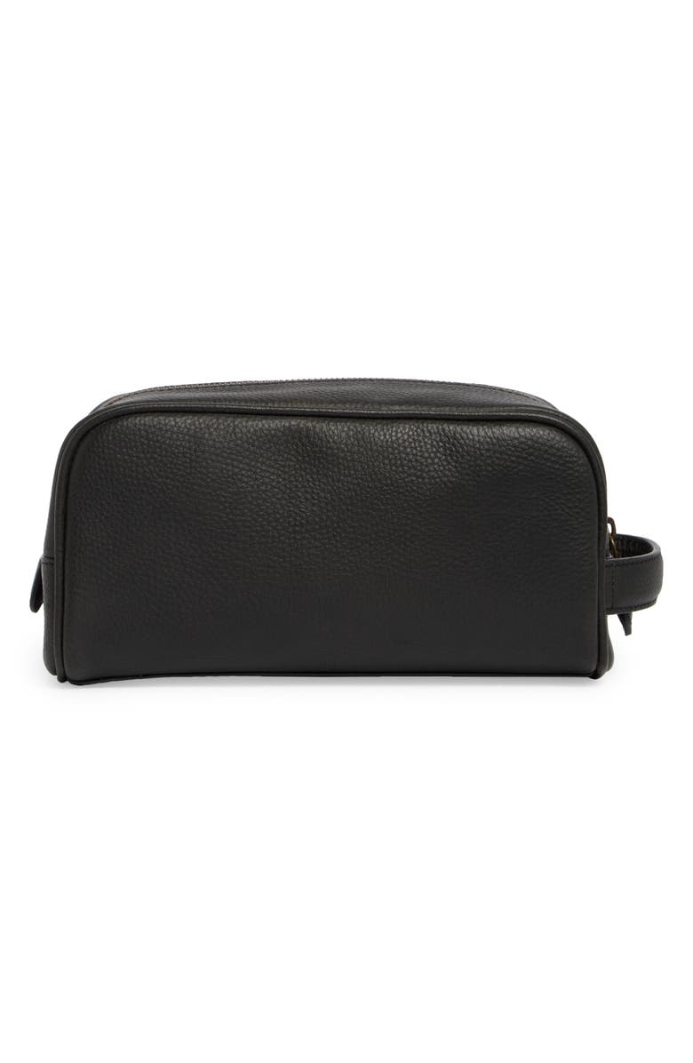 Johnston & Murphy Pebbled Leather Dopp Kit, Alternate, color, 