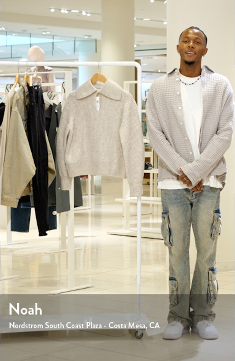 Johnny Collar Pullover Sweater, sales video thumbnail