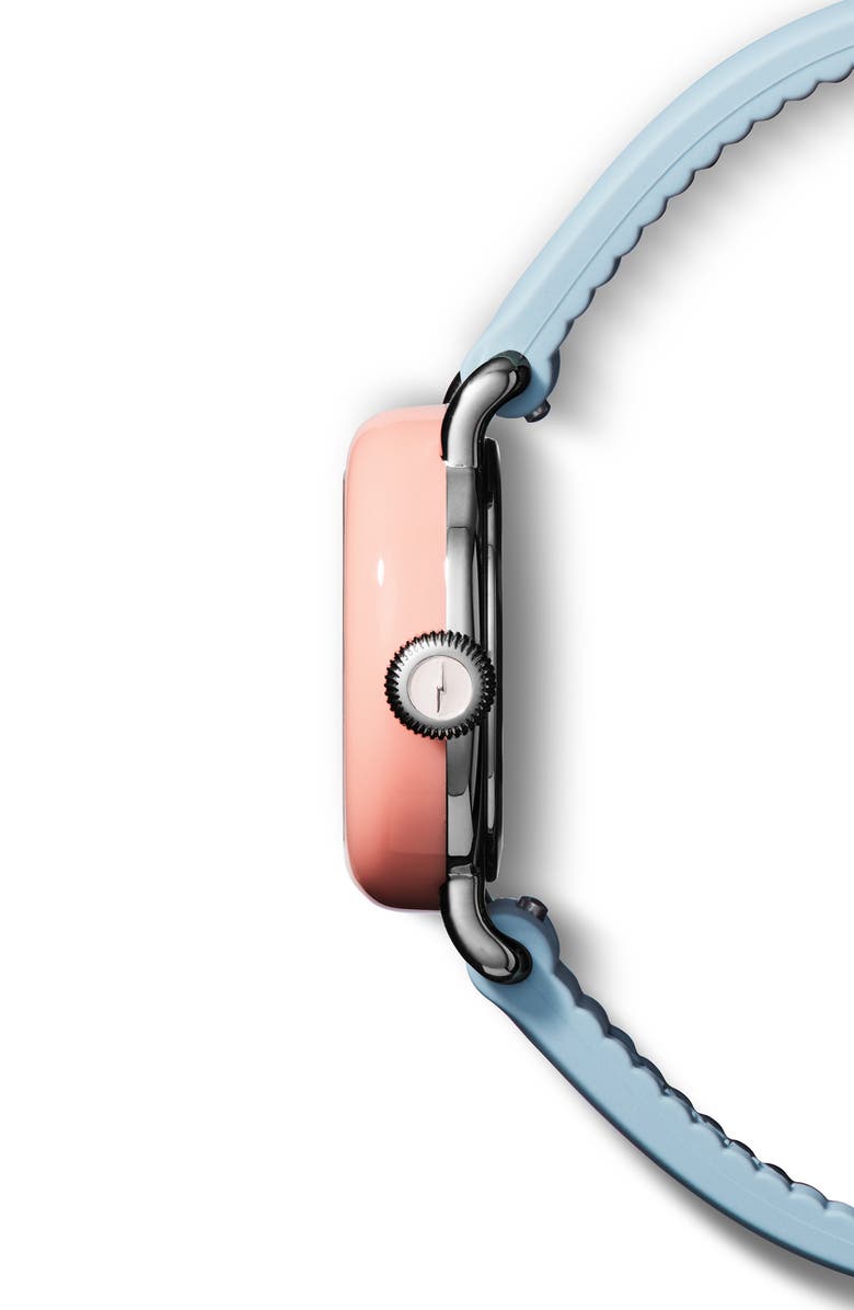 Shinola Pee Wee Silicone Strap Watch, 25mm, Alternate, color,