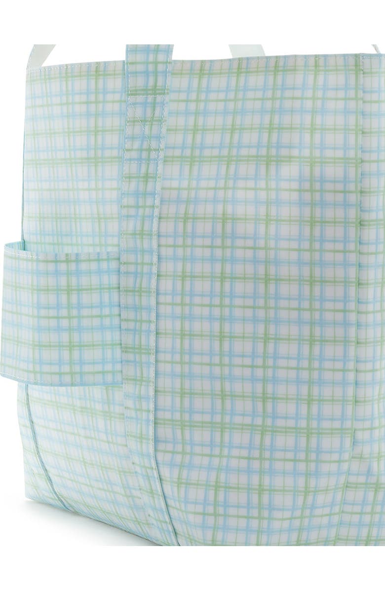 TRVL Design Classic Plaid Green Tote, Alternate, color,