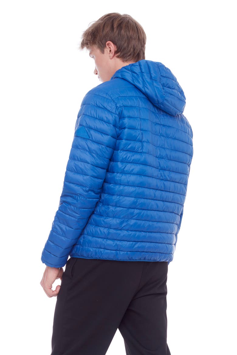 YOHO MEN'S - Vegan Down Lightweight Packable Puffer Jacket & Bag, Alternate, color, COBALT