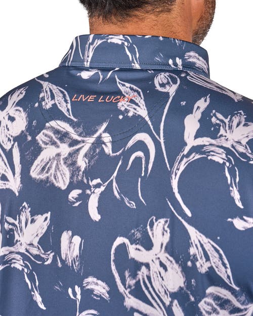 Black Clover Sway Cool Polo In Blue