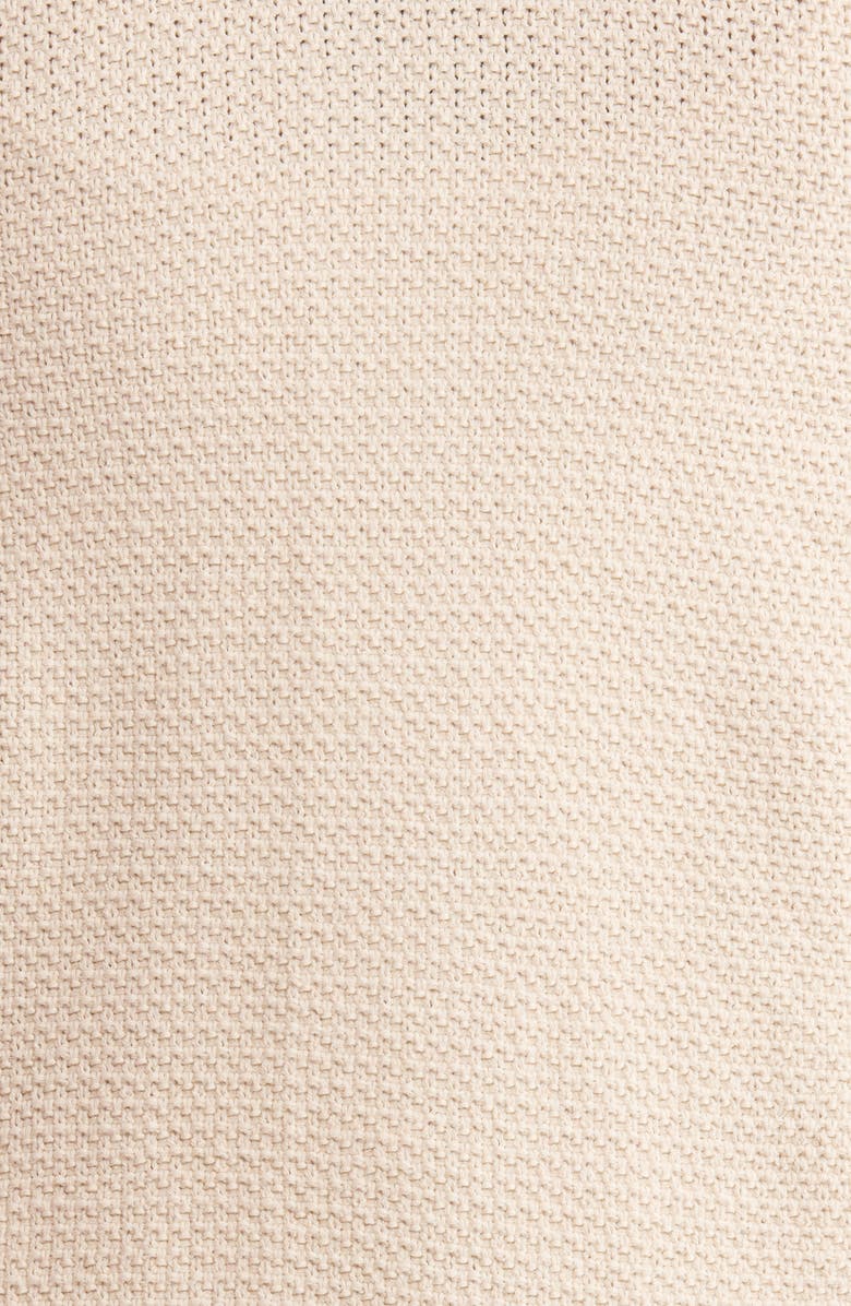 NIC+ZOE Fringe Mixed Knit Military Jacket, Alternate, color, Neutral Mix