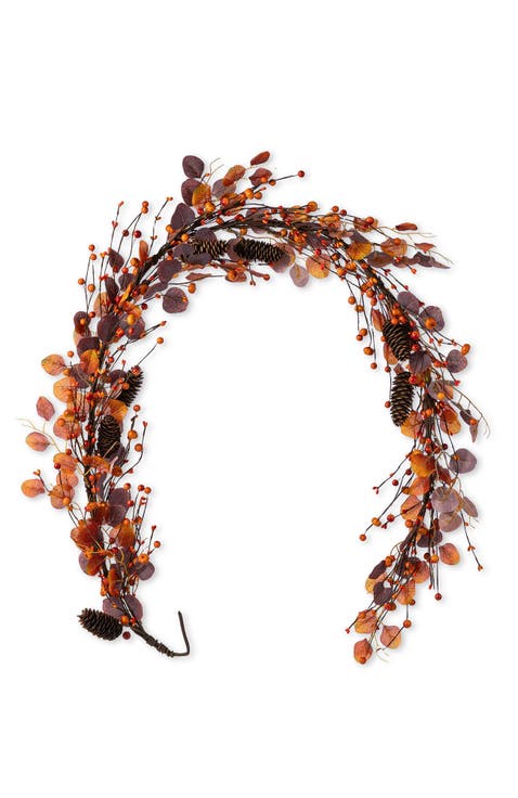 72"L Fall Eucalyptus Berry Garland