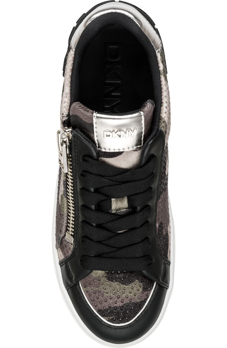 DKNY Mei Crystal Stud Sneaker, Alternate, color, Green Multi/ Black