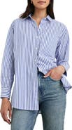 Rails Elsa Stripe Cotton Button-Up Shirt
