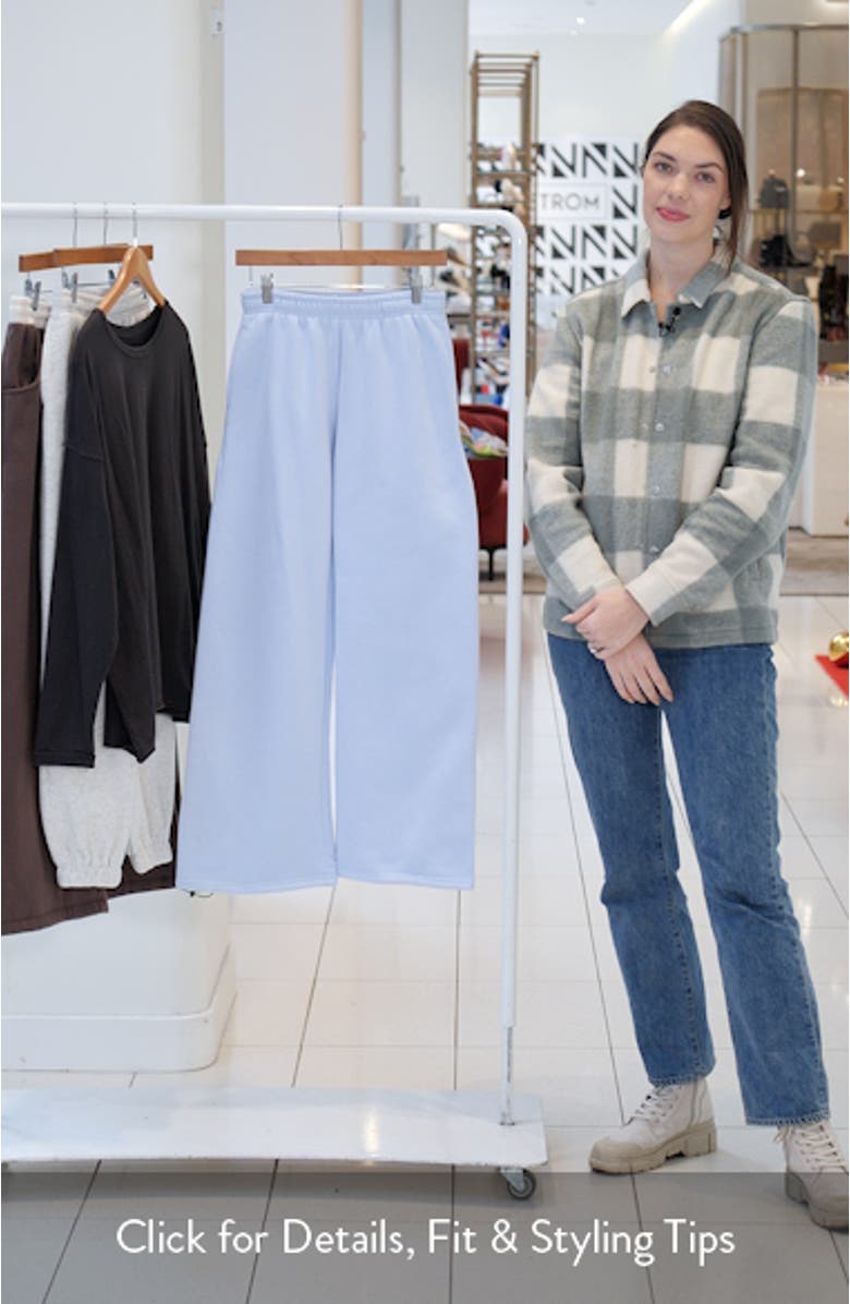 Bonney Bow Wide Leg Sweatpants, sales video thumbnail