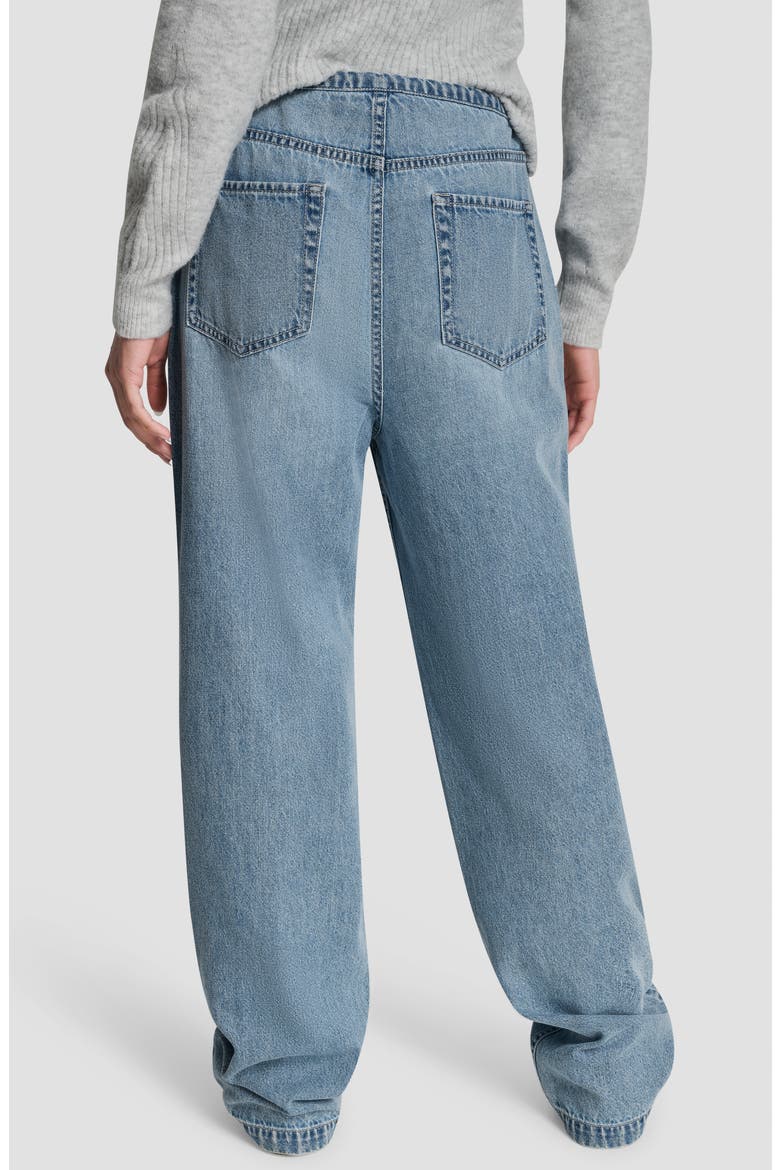 Drawstring Waist Wide Leg Jeans, Alternate, color, EDEN1