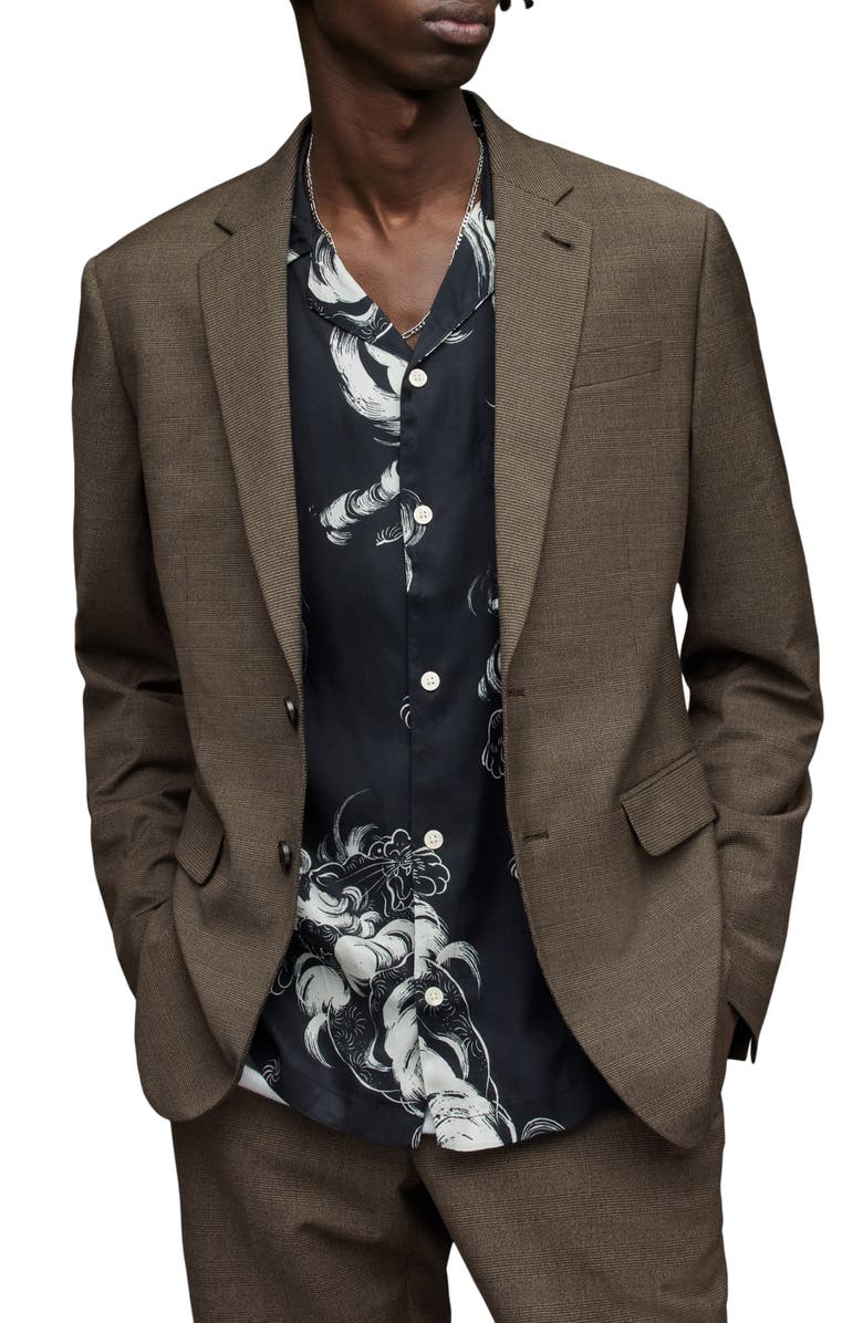 AllSaints Lenox Glen Plaid Blazer, Main, color, 