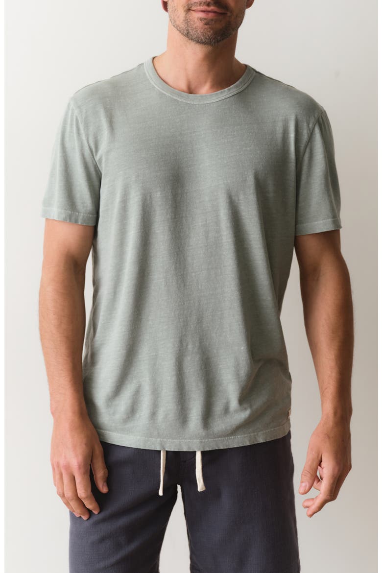 Relaxed Hemp & Cotton T-Shirt, Main, color, ICEBERG GREEN