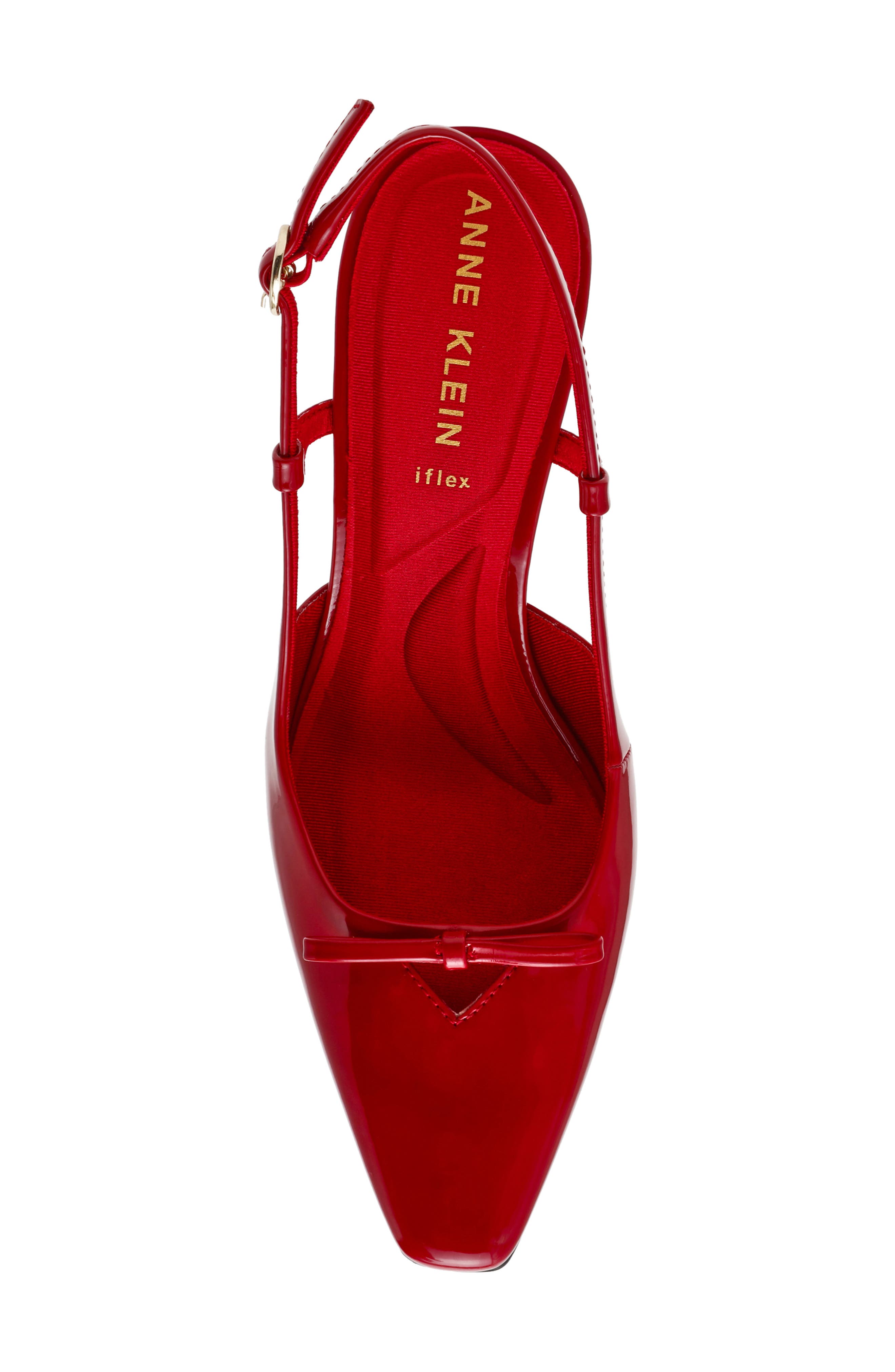Aniston Slingback Pump, Alternate, color, RED PATENT