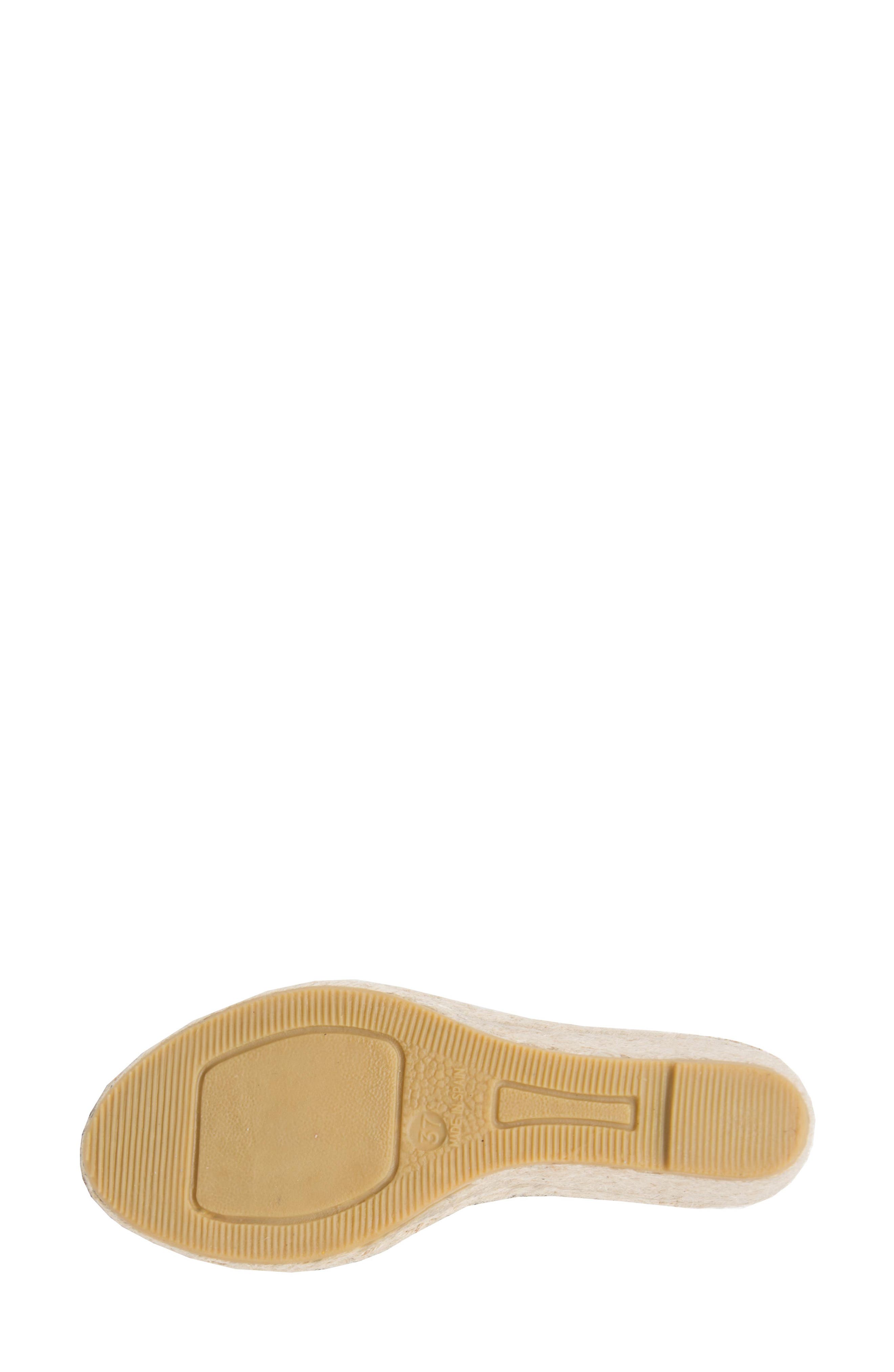 André Assous Flora Espadrille Wedge Shield Sandal, Alternate, color, 