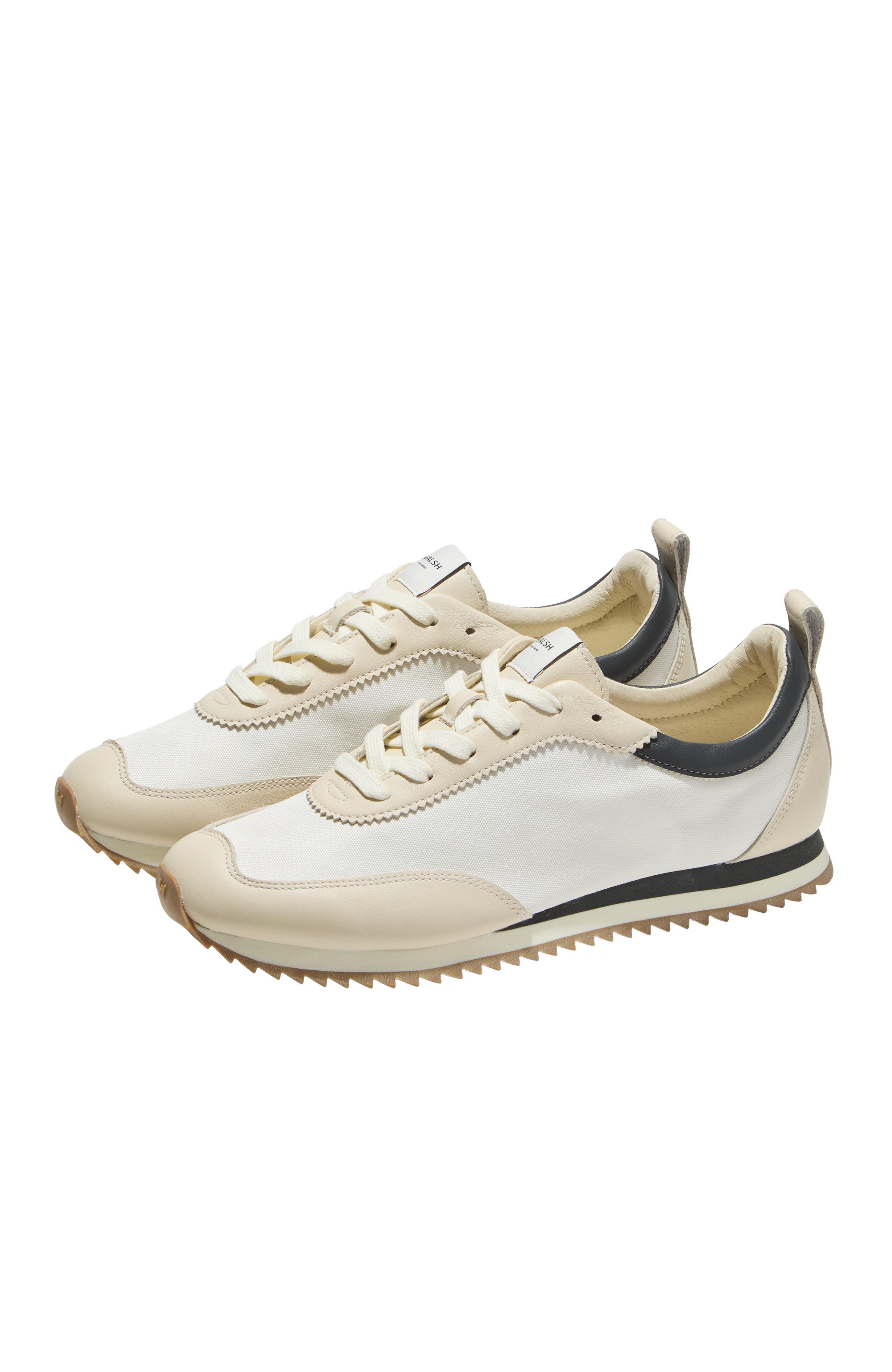 WALSH Dorset Sneakers, Alternate, color, Ecru/Gun Metal