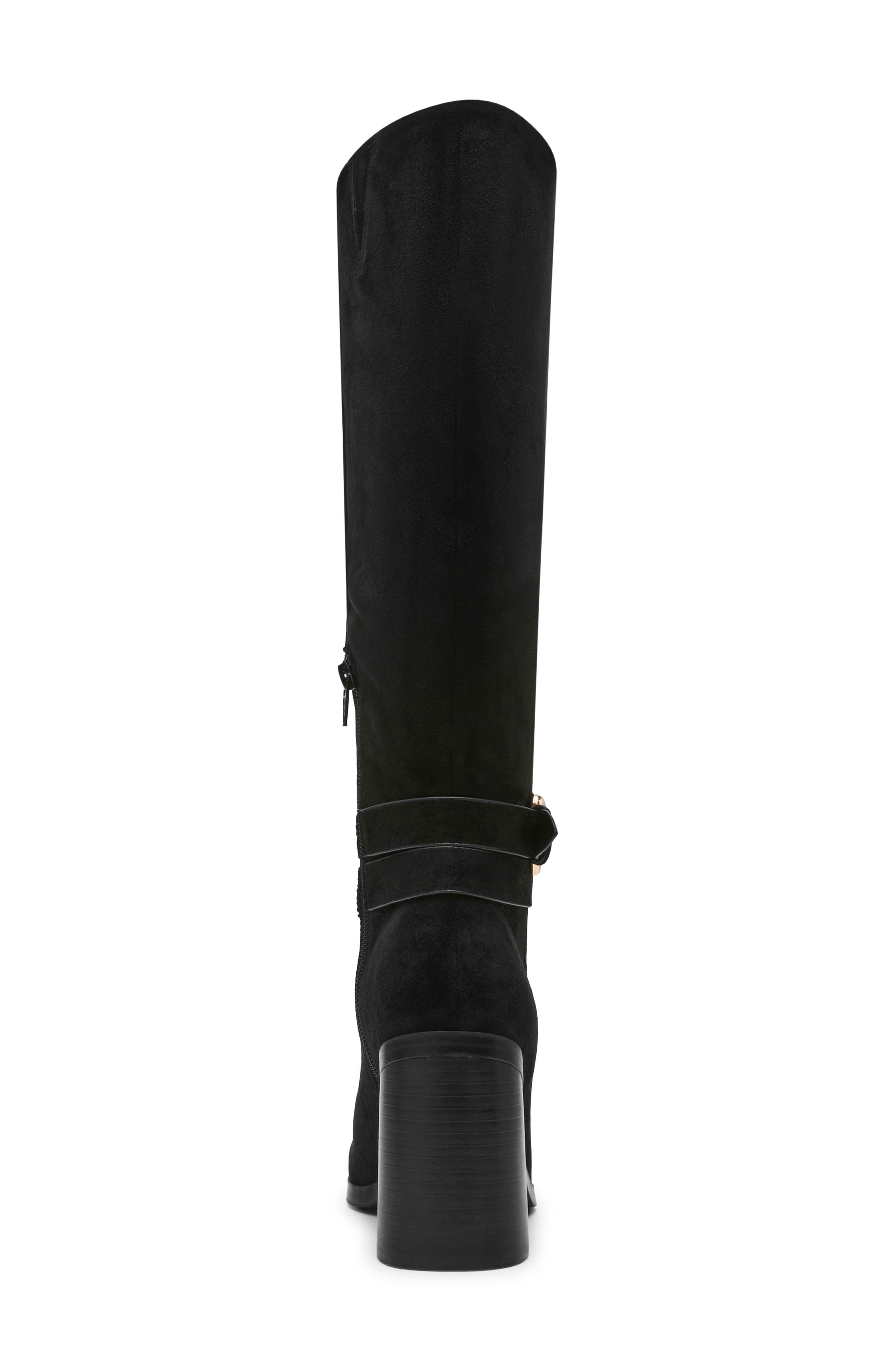 DV by Dolce Vita Finnian Knee High Boot, Alternate, color, Black Faux Suede