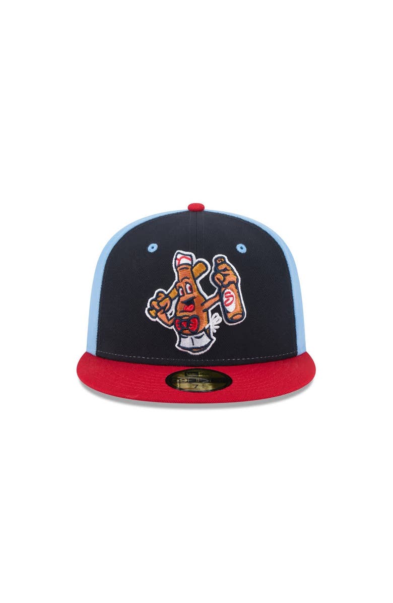New Era Men's New Era Navy Salem Red Sox Theme Nights 59FIFTY Fitted Hat, Alternate, color, Navy