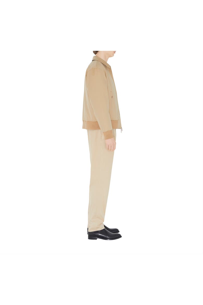 Gabardine Harrington Jacket, Alternate, color, Honey