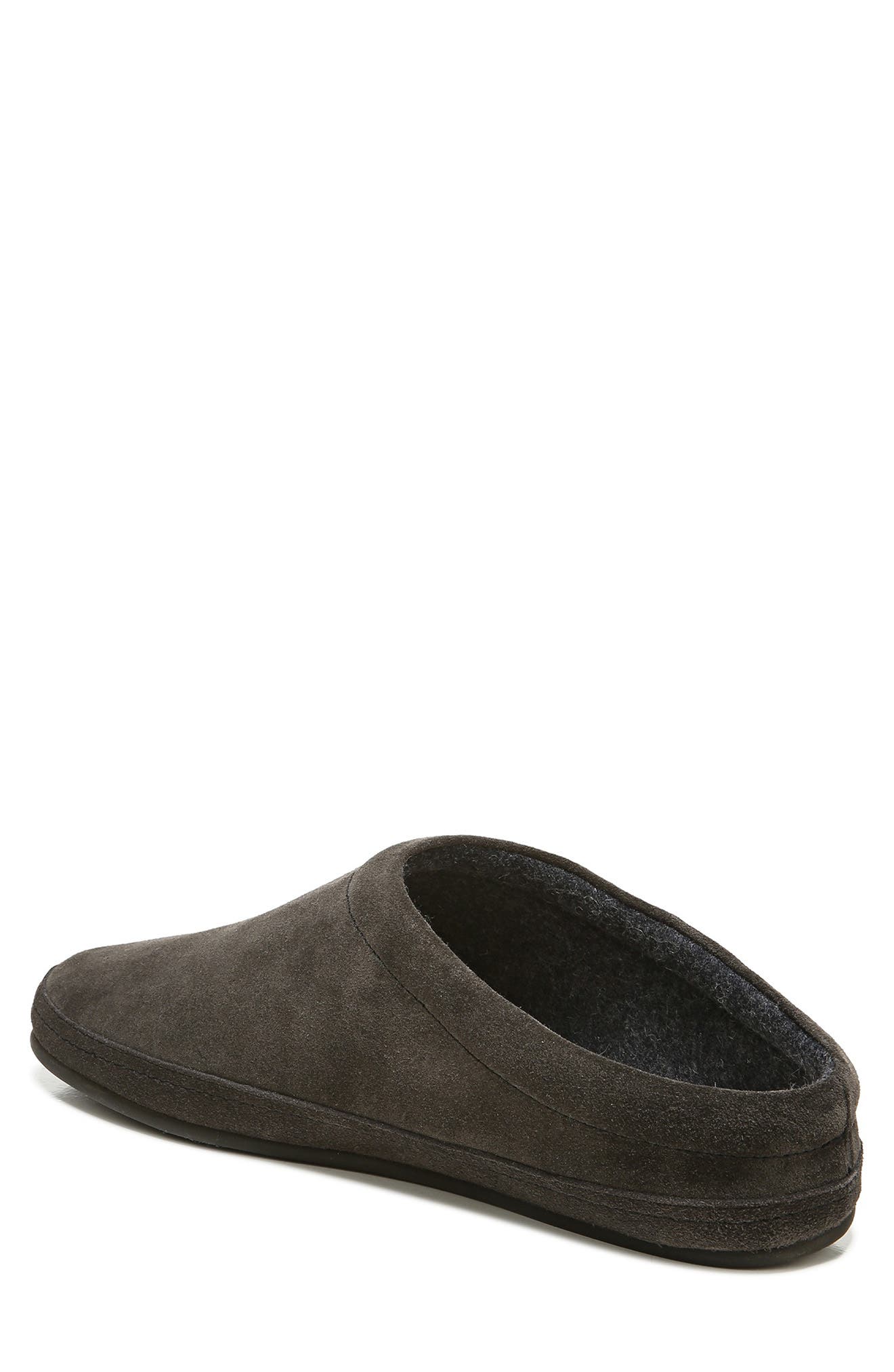 Howell Faux Shearling Lined Slipper, Alternate, color, GRAPHITE FAUX FUR