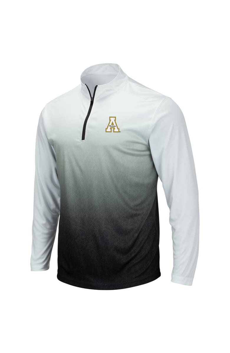 COLOSSEUM Men's Colosseum Gray Appalachian State Mountaineers Magic Team Logo Quarter-Zip Jacket, Alternate, color, 