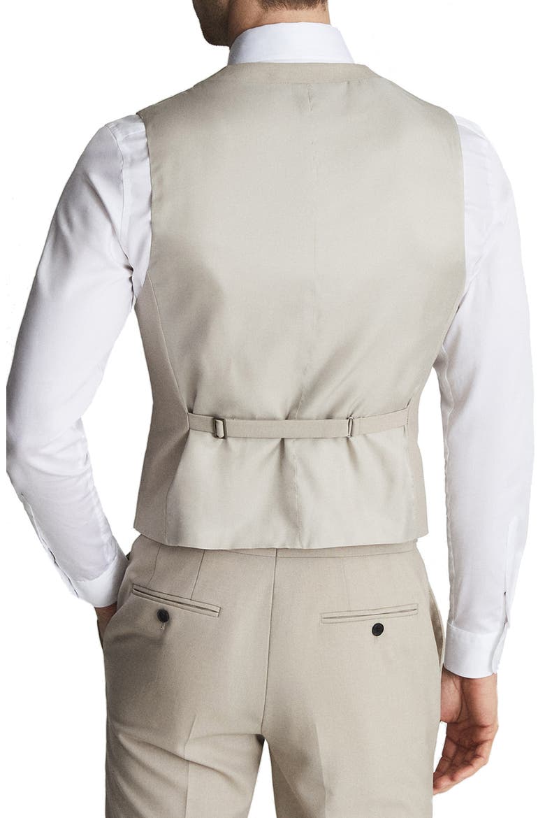 Men's Fine Wool Vest, Alternate, color, STONE