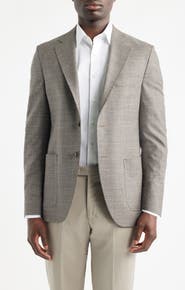 Peter Millar Hyperlight Soft Brown Wool & Silk Blend Sport Coat