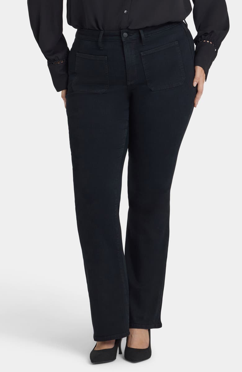 NYDJ Ava Patch Pocket Flare Jeans, Main, color, Huntley